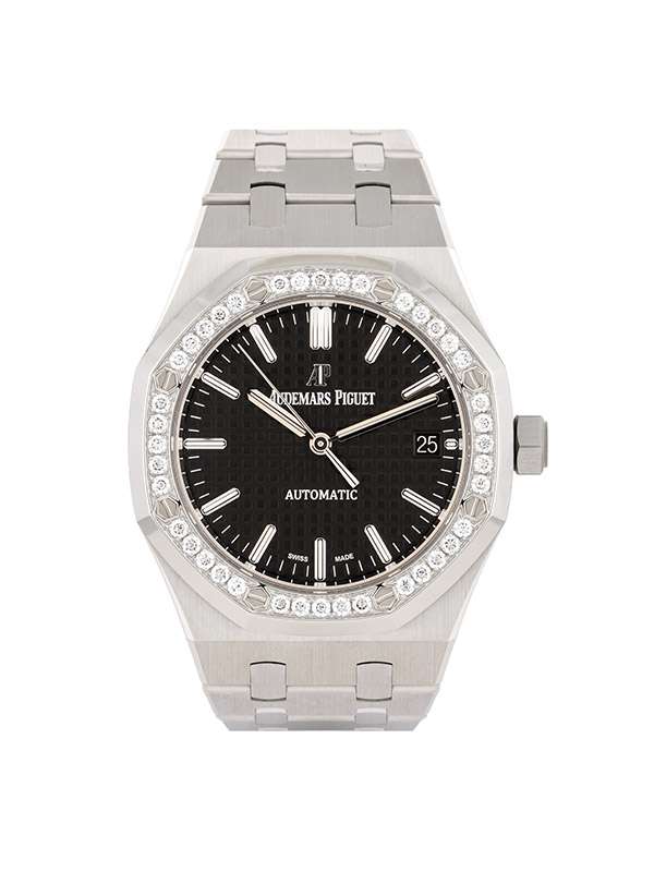 AUDEMARS PIGUET ROYAL OAK 37MM IN ACCIAIO E DIAMANTI REF. 15451ST