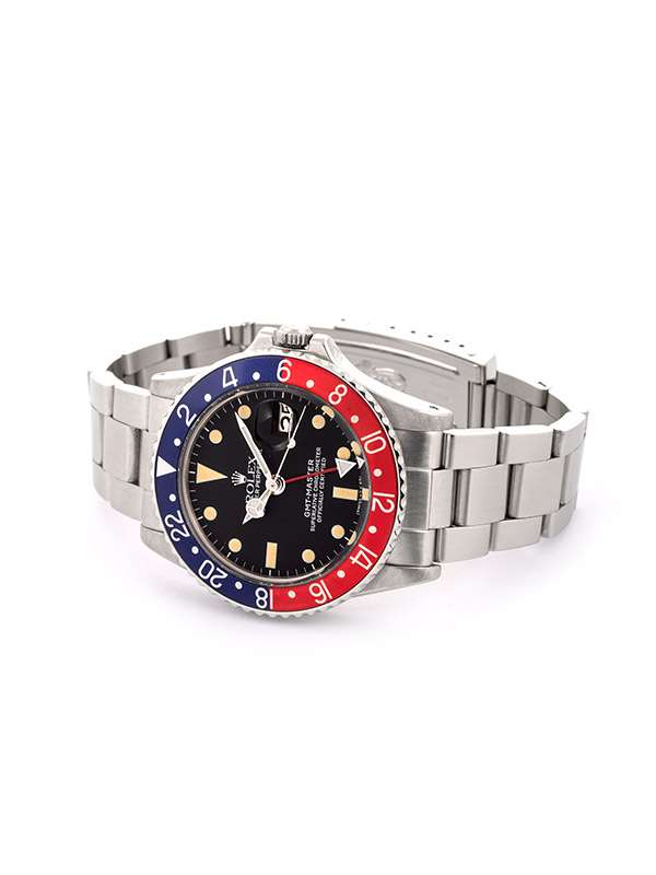 ROLEX GMT-MASTER PEPSI CON PERIZIA 40MM IN ACCIAIO REF. 1675