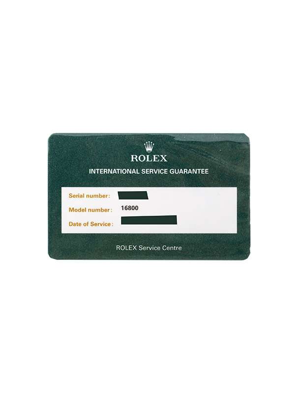 ROLEX SUBMARINER DATE TRANSIZIONALE ANNO 1988 40MM IN ACCIAIO REF. 16800