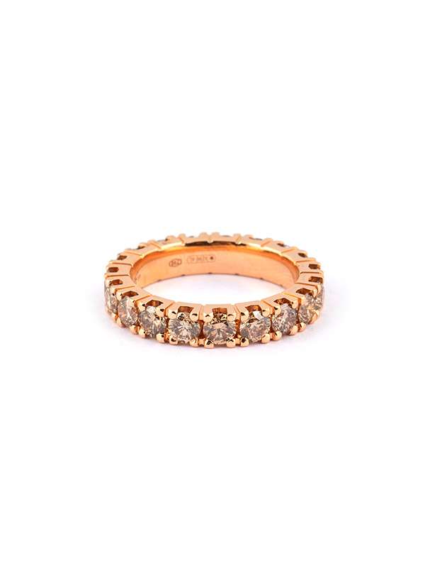 FEDINA ETERNELLE IN ORO ROSA 18KT CON DIAMANTI BROWN