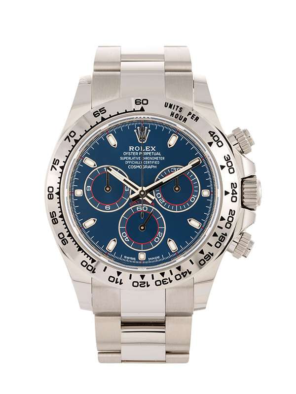 ROLEX DAYTONA BRIGHT BLUE DIAL 40MM IN ORO BIANCO 18KT REF. 116509
