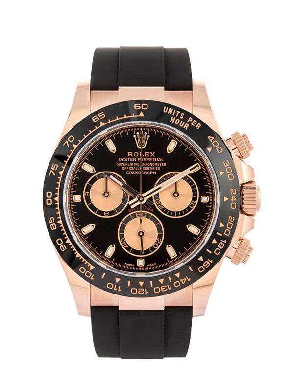 ROLEX DAYTONA COSMOGRAPH 40MM IN ORO ROSA 18KT E CAUCCIU' REF. 116515LN