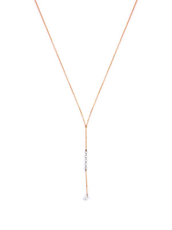 GIROCOLLO IN ORO ROSA 18KT CON DIAMANTI
