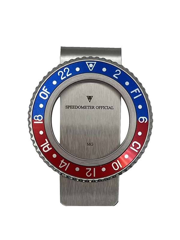 FERMASOLDI SPEEDOMETER OFFICIAL IN ACCIAIO BLU/ROSSO MOD. SMC 1103 N