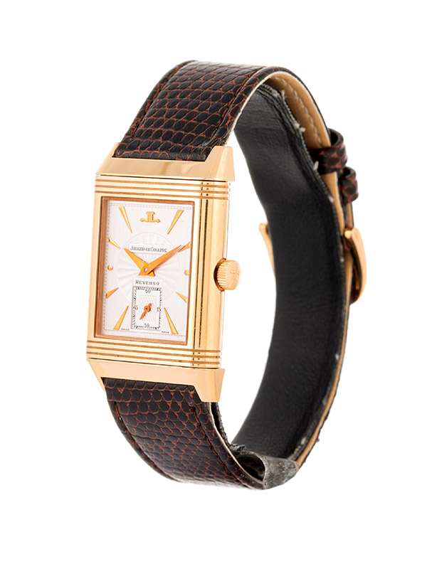 JAEGER LE-COULTRE REVERSO ART DECO SKELETON CON ESTRATTO IN ORO ROSA 18KT REF. 270.2.62