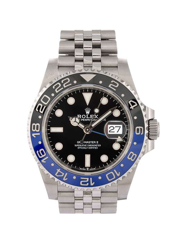 ROLEX GMT-MASTER II BATMAN JUBILE' 40MM IN ACCIAIO REF. 126710BLNR