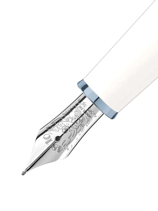 PENNA STILOGRAFICA MONTBLANC MEISTERSTÜCK GLACIER CLASSIQUE BIANCA ID. 129399