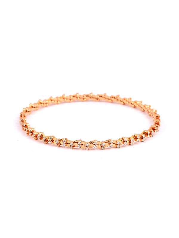 SERAFINO CONSOLI ANELLO BRACCIALE IN ORO ROSA 18KT CON DIAMANTI REF. S.RB A-7F2 RG WD