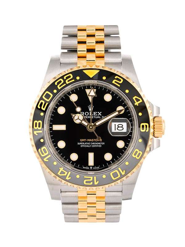ROLEX GMT-MASTER II 40MM IN ACCIAIO E ORO GIALLO 18KT REF. 126713GRNR