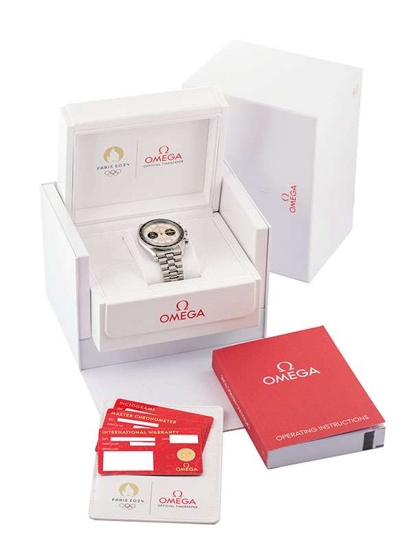 OMEGA SPEEDMASTER CHRONOSCOPE 43MM IN ACCIAIO GIOCHI OLIMPICI REF. 522.30.43.51.02.001