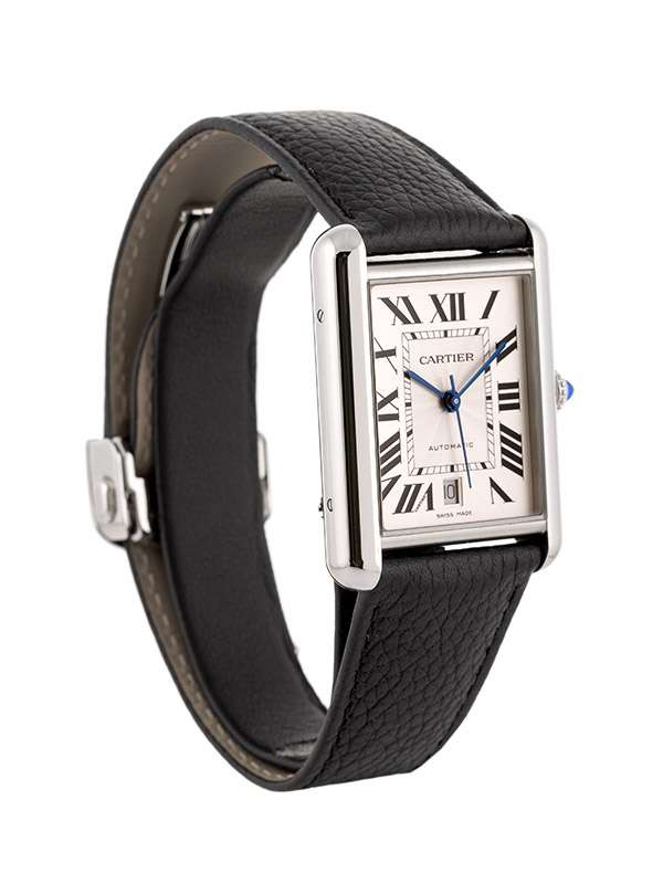 CARTIER TANK MUST MODELLO EXTRA LARGE IN ACCIAIO REF. WSTA0040