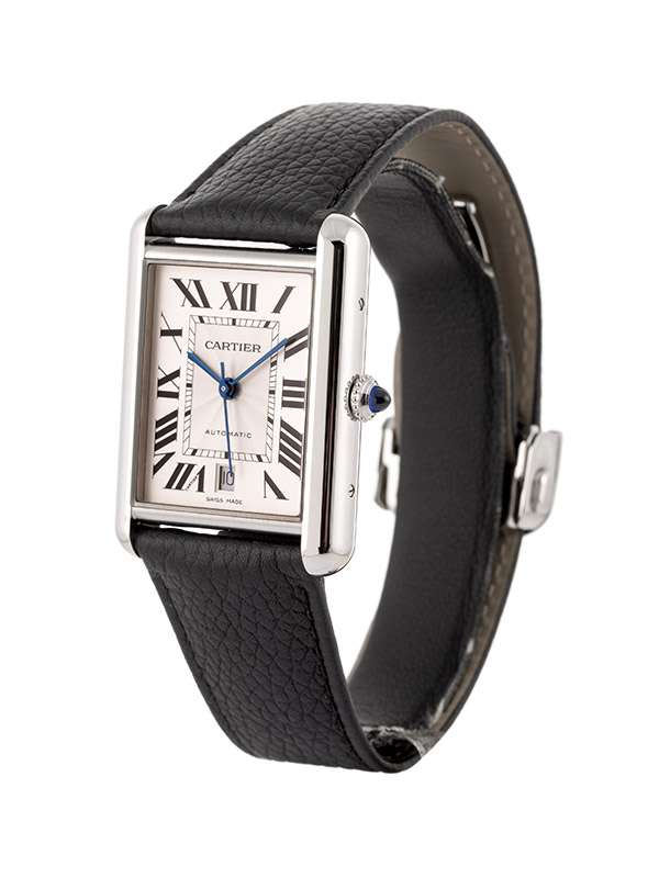 CARTIER TANK MUST MODELLO EXTRA LARGE IN ACCIAIO REF. WSTA0040