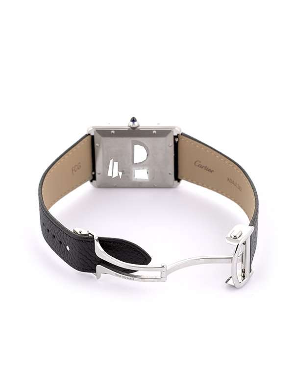 CARTIER TANK MUST MODELLO EXTRA LARGE IN ACCIAIO REF. WSTA0040
