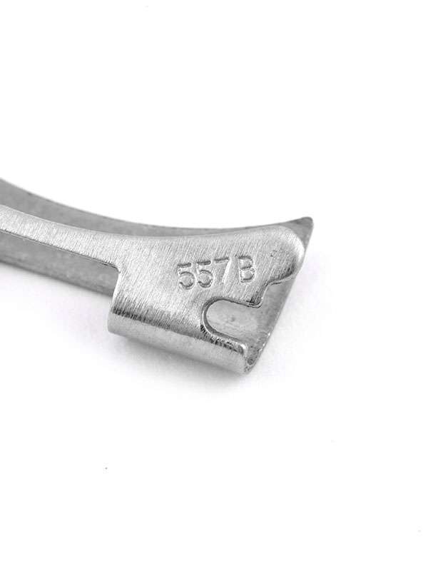 FINALE (COPPIA) PER ROLEX AIR-KING 5500 BRACCIALE 78350 IN ACCIAIO REF. 557B