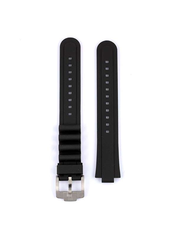 CINTURINO IN CAUCCIU' NERO PER TUDOR PELAGOS 39MM REF. M25407N-0001