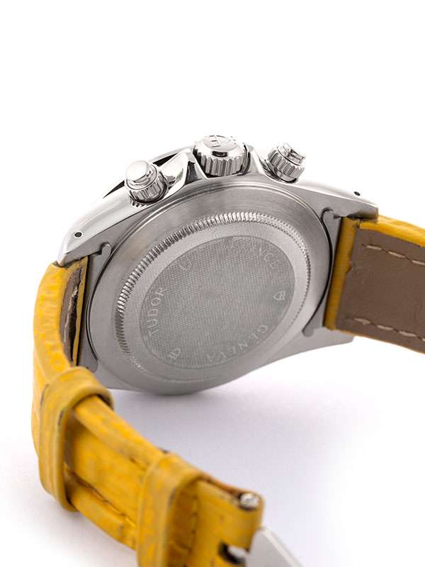 TUDOR PRINCE DATE CHRONO YELLOW DIAL 40MM IN ACCIAIO REF. 79280P