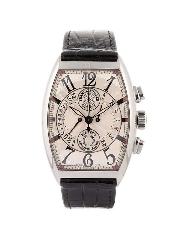 FRANCK MULLER CINTREE CURVEX CHRONOGRAPH BIRETRO IN ACCIAIO REF. 7850 CC B