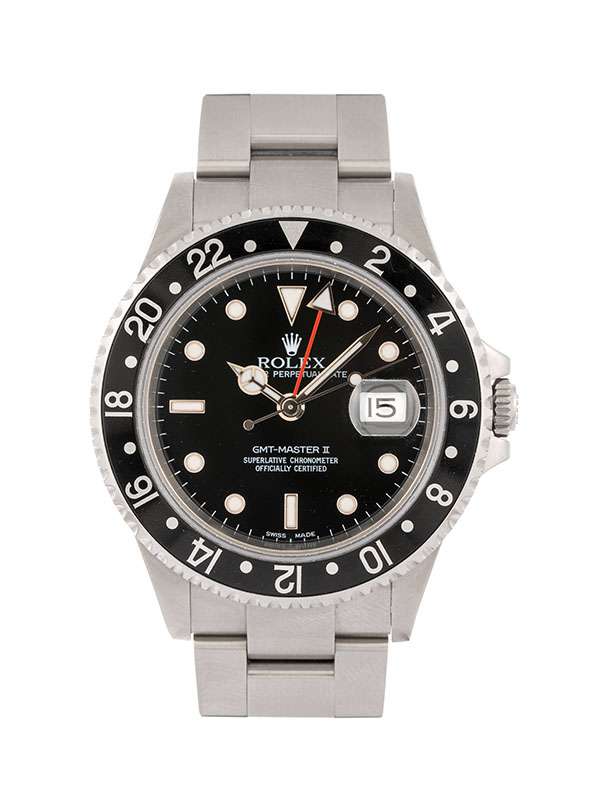 ROLEX GMT-MASTER II 40MM IN ACCIAIO REF. 16710