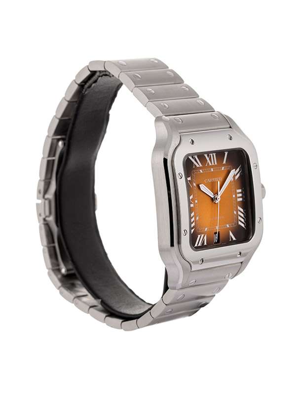 CARTIER SANTOS DE CARTIER MODELLO GRANDE MARRONE REF. WSSA0064
