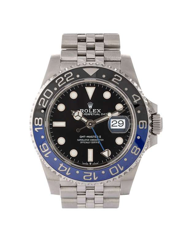 ROLEX GMT-MASTER II BATMAN JUBILE' 40MM IN ACCIAIO REF. 126710BLNR