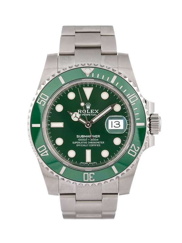 ROLEX SUBMARINER DATE VERDE HULK 40MM IN ACCIAIO REF. 116610LV
