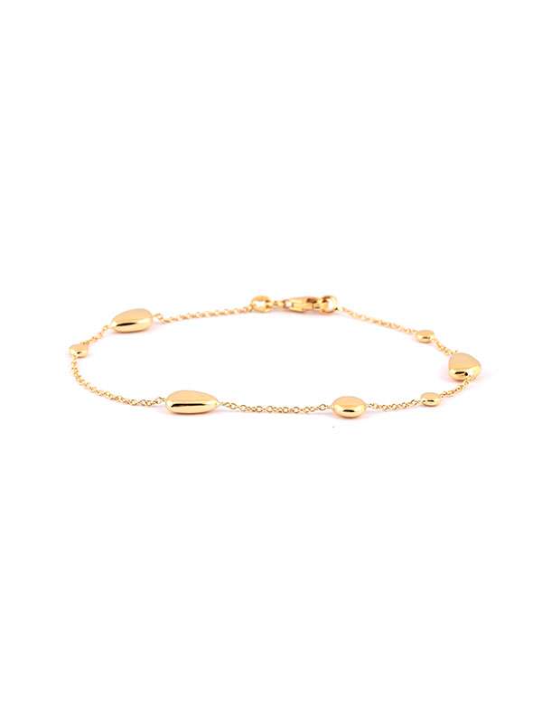 BRACCIALE IN ORO GIALLO 18KT FANTASIA