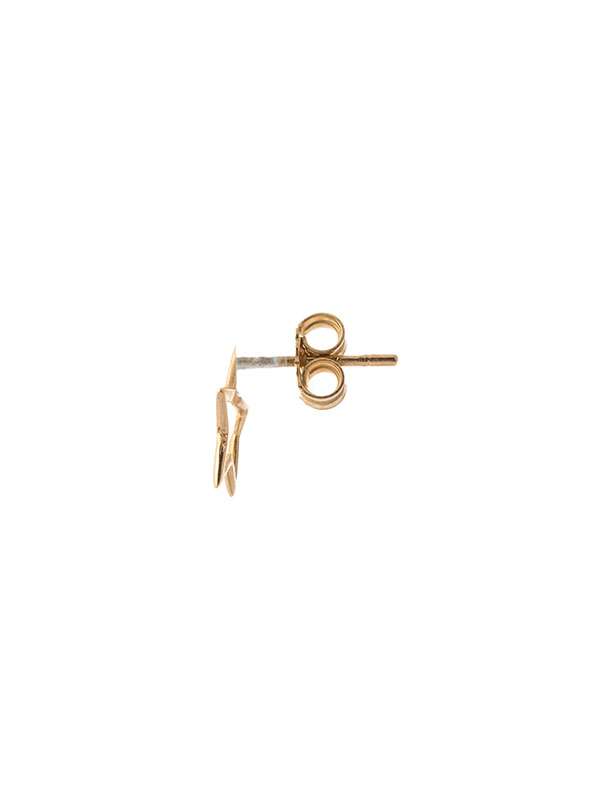 ORECCHINI LOBO IN ORO GIALLO 18KT STELLA VUOTA
