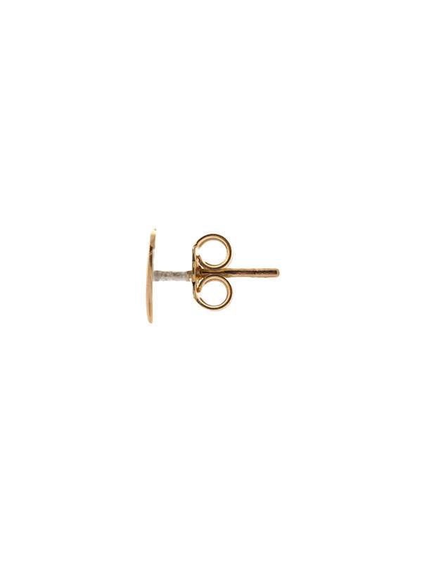 ORECCHINI LOBO IN ORO GIALLO 18KT CUORE PIENO