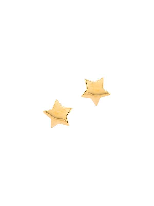 ORECCHINI IN ORO GIALLO 18KT STELLA PIENA