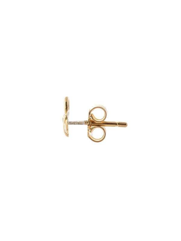ORECCHINI LOBO IN ORO GIALLO 18KT SCRITTA LOVE