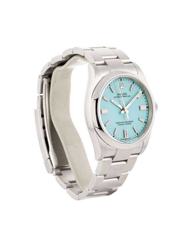ROLEX OYSTER PERPETUAL TIFFANY 36MM IN ACCIAIO REF. 126000
