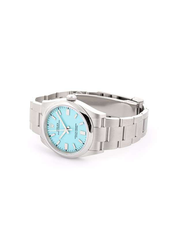 ROLEX OYSTER PERPETUAL TIFFANY 36MM IN ACCIAIO REF. 126000