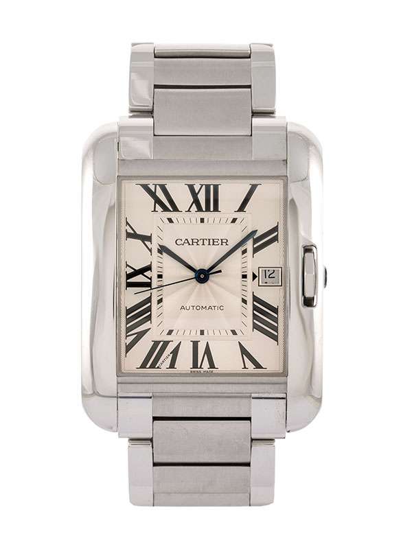 CARTIER TANK ANGLAISE XL IN ACCIAIO REF. 3507
