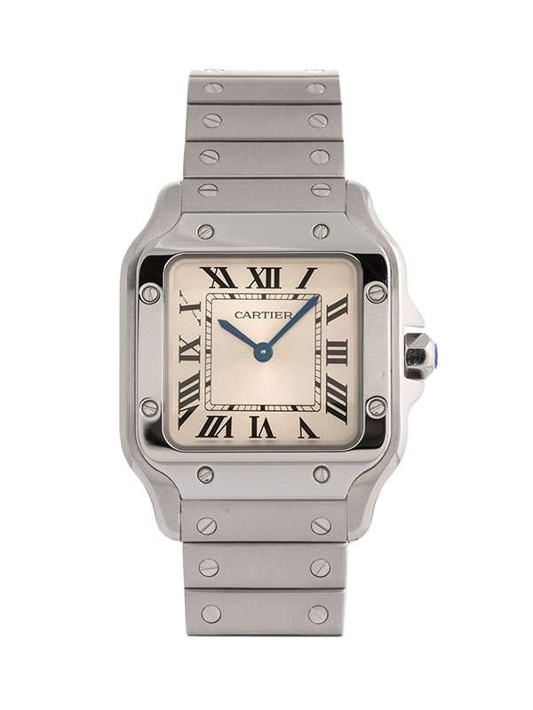 CARTIER SANTOS DE CARTIER MODELLO PICCOLO IN ACCIAIO REF. WSSA0082