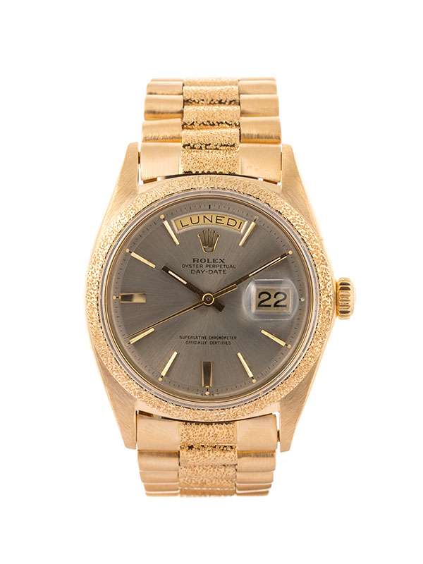 ROLEX DAY-DATE CORTECCIA BARK FINISH 36MM IN ORO GIALLO 18KT REF. 1811