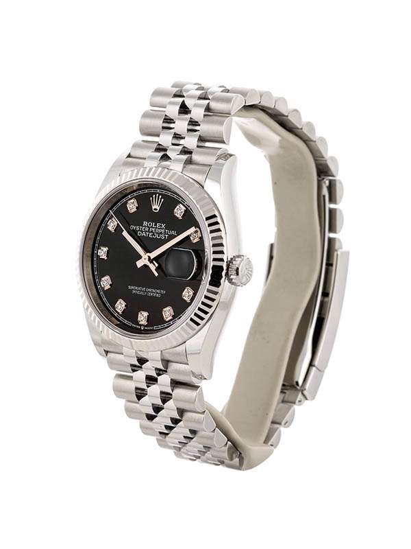 ROLEX DATEJUST 36MM IN ACCIAIO E DIAMANTI REF. 126234