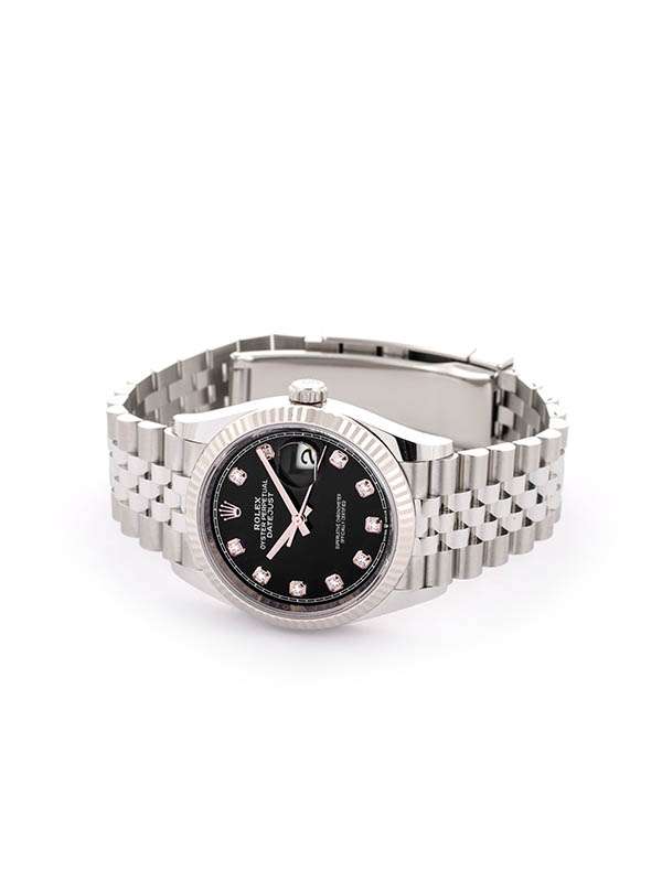 ROLEX DATEJUST 36MM IN ACCIAIO E DIAMANTI REF. 126234