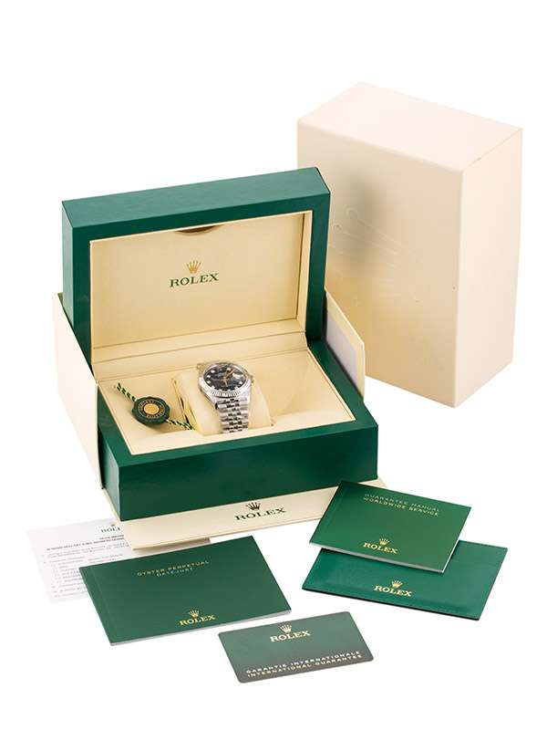 ROLEX DATEJUST 36MM IN ACCIAIO E DIAMANTI REF. 126234