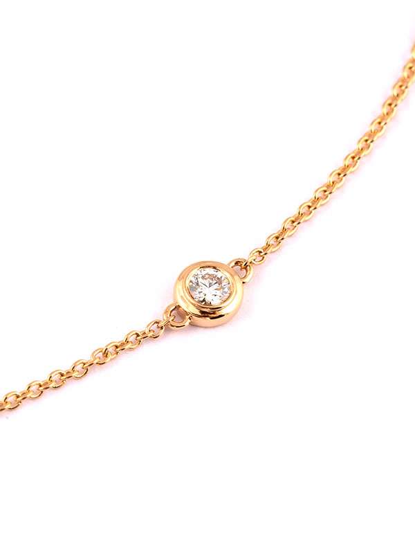 BRACCIALE IN ORO ROSA 18KT CON DIAMANTE