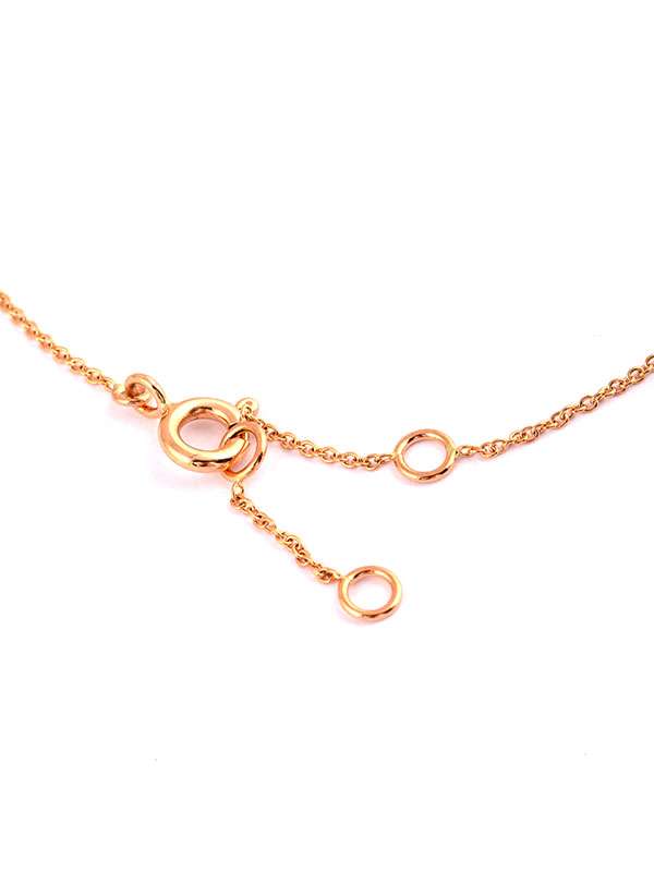 BRACCIALE IN ORO ROSA 18KT CROCE DI DIAMANTI NERI