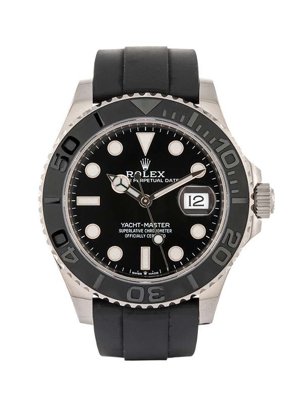 ROLEX YACHT MASTER 42MM IN ORO BIANCO 18KT E CAUCCIU' REF. 226659