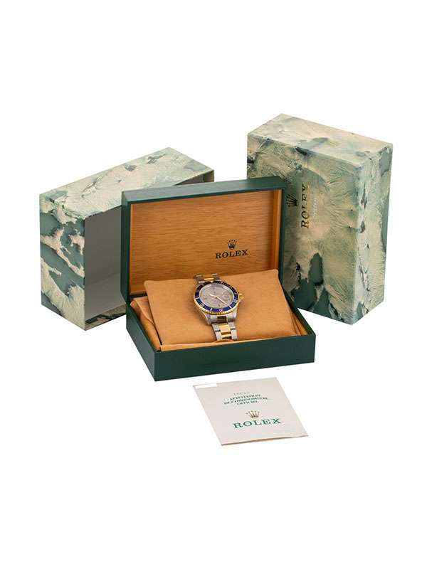 ROLEX SUBMARINER DATE SULTAN DIAL 40MM IN ACCIAIO E ORO GIALLO 18KT REF. 16613