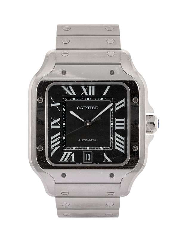 CARTIER SANTOS DE CARTIER MODELLO GRANDE IN ACCIAIO REF. WSSA0096