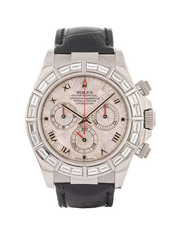 ROLEX DAYTONA 40MM IN ORO BIANCO 18KT E DIAMANTI METEORITE REF. 116589BR