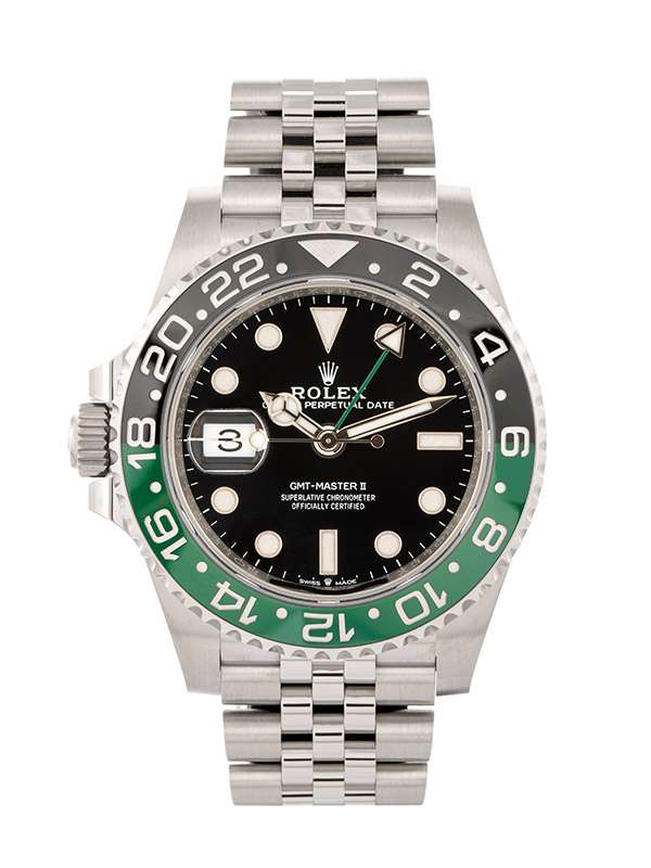 ROLEX GMT-MASTER II SPRITE MANCINO JUBILEE 40MM IN ACCIAIO REF. 126720VTNR