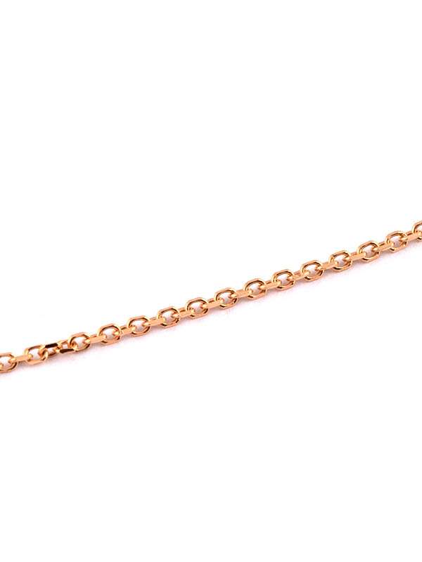 GIROCOLLO CON STELLA MEDIA PIENA IN ORO ROSA 18KT