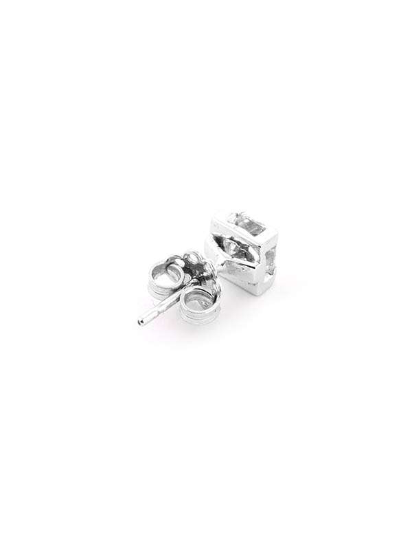 ORECCHINI PUNTO LUCE IN ORO BIANCO 18KT CON DIAMANTI