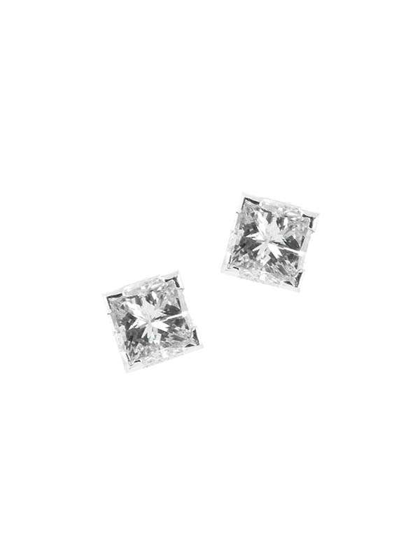 ORECCHINI PUNTO LUCE IN ORO BIANCO 18KT CON DIAMANTI