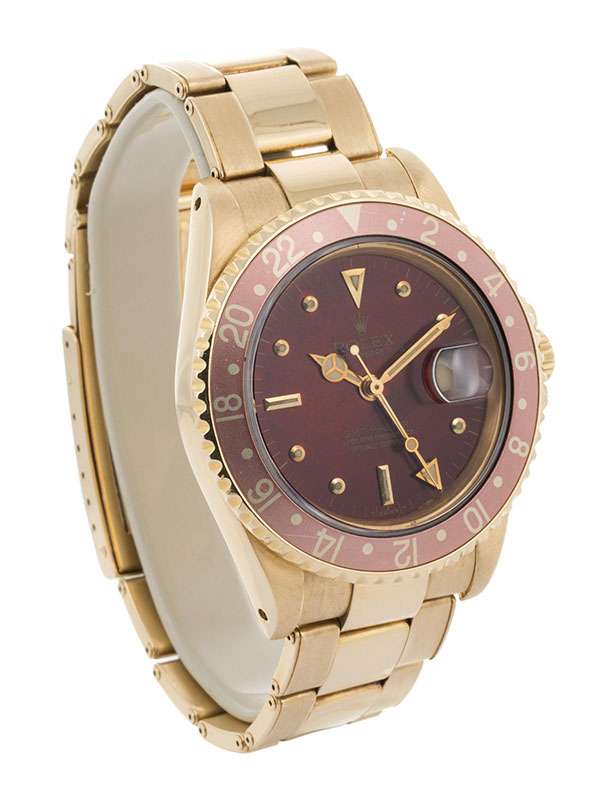 ROLEX GMT-MASTER 40MM IN ORO GIALLO 18KT REF. 16758