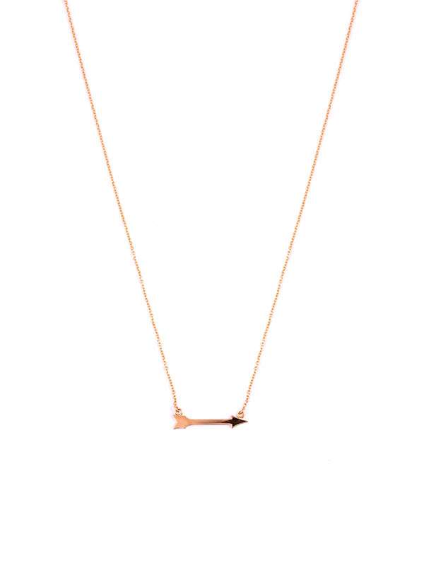 GIROCOLLO IN ORO ROSA 18KT CON FRECCIA